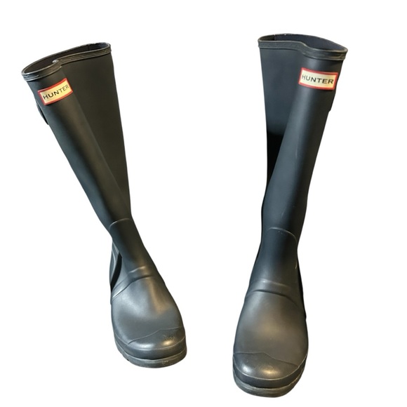 Hunter Women’s Navy blue Rain Boots - Picture 3 of 5